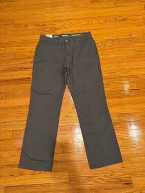 Sonoma Men's Charcoal Straight-Leg Chinos